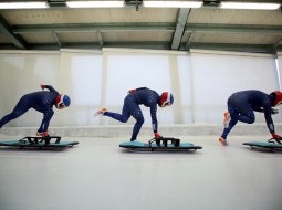 Pasaules junioru čempionāta sacensības skeletonā Siguldas bobsleja un kamaniņu trasē. Foto: Edijs Pālens, LETA