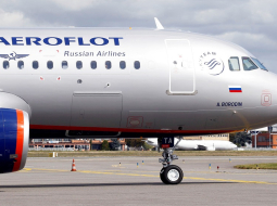 Krievijas lidsabiedrības "Aeroflot" lidmašīna. Foto: Reuters/LETA