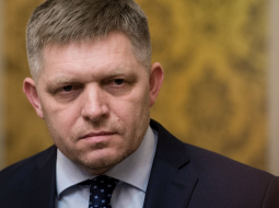 Slovākijas premjerministrs Roberts Fico. Foto: AFP/LETA
