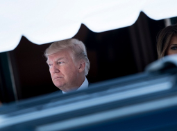 Donalds Tramps un Melānija Trampa. Foto: AFP/LETA