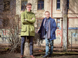 Kārlis Lesiņš (pa kreisi) un Matīss Gricmanis.
Foto — Edmunds Brencis, Picture Agency
