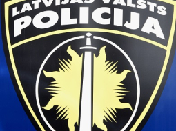 Valsts policijas logo. Foto: Zane Bitere, LETA