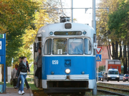 Tramvajs Daugavpilī. Foto: Evija Trifanova, LETA