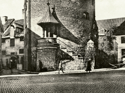 Smilšu iela Rīgā 1918. gadā.
Foto no Latvijas Kara muzeja krājuma