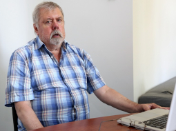 Vēstures zinātņu doktors Kārlis Kangeris. Foto: Ieva Leiniša, LETA
