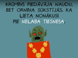 Kadrs no video animācijas.