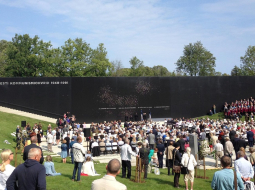 Memoriāla komunismu upuru piemiņai atklāšana Tallinā, Igaunijā. Foto: Gunārs Nāgels