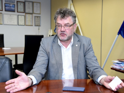 Autopārvadātāju asociācijas "Latvijas auto" prezidents Valdis Trēziņš. Foto: Zane Bitere, LETA