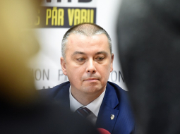Korupcijas novēršanas un apkarošanas biroja priekšnieks Jēkabs Straume. Foto: Ieva Leiniša, LETA
