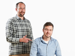 Mārtiņš Zirnītis, projektu vadītājs, un Rems Grinšteins,SIA Registration līdzīpašnieks.
Foto — Edmunds Brencis