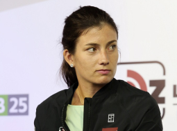 Tenisiste Anastasija Sevastova. Foto: Paula Čurkste, LETA