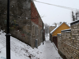Maskavas forštate ziemā. Foto: Edijs Pālens, LETA