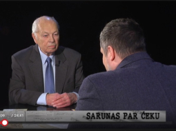 Alfrēds Rubiks "TV-24" raidījumā "Nakts sarunas par čeku".
