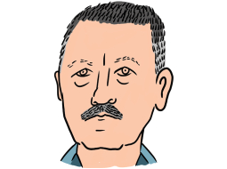 Voldemārs Spuņģis.
Zīmējums — Ernests Kļaviņš