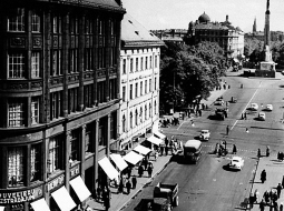 Ļeņina iela Rīgā. 1950. gadu otrā puse. Dominika Gedzjuna foto