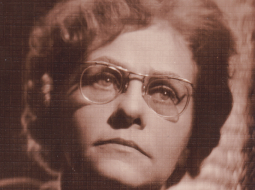 Monta Kroma. Oficiāla Rakstnieku savienības biedru fotosesija 60. gadu vidū