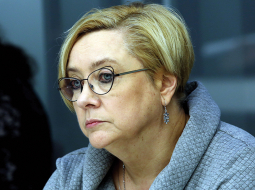Nacionālās elektronisko plašsaziņas līdzekļu padomes vadītāja Dace Ķezbere.
Foto — LETA