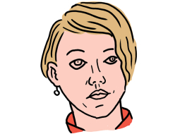 Elita Baklāne-Ansberga.
Zīmējums — Ernests Kļaviņš