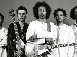 Tuaregu mūziķi Tamikrest.
Publicitātes foto