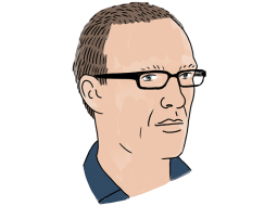 Jānis Brizga. Zīmējums – Ernests Kļaviņš
