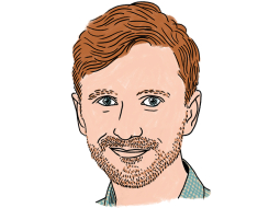 Kristaps Jaudzems. Zīmējums – Ernests Kļaviņš