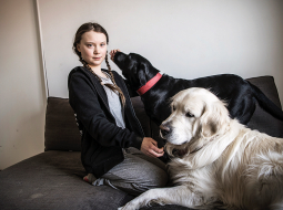 Grēta savās mājās Stokholmā.
Foto — Scanpix