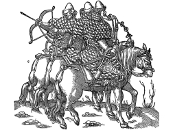 Moskovitu kareivji. Kokgriezums. 1556. gads. Annas Ronanas attēlu bibliotēka / AFPForum/LETA