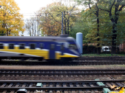 Dzelzceļa sliedes pie Torņakalna stacijas.