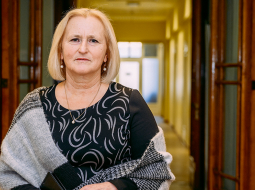 Vineta Namiķe Liepājas Universitātes bakalaura studiju programmā apgūst sociālo darbu.
Foto — Edgars Pohevičs