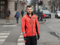 Neatliekamās medicīniskās palīdzības dienesta pirmās īpašās brigādes vadītājs Genādijs Rusanovs.
Foto — Reinis Hofmanis
