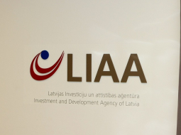 Latvijas Investīciju un attīstības aģentūras logo. Foto: Edijs Pālens, LETA
