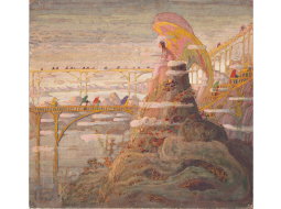 Mikalojs Konstantins Čurļonis. Eņģelis (Eņģelis Prelūdija), 1909. No Čurļoņa Nacionālā mākslas muzeja kolekcijas Kauņā.
Foto — Arūns Baltēns