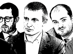Juris Gulbis, Lattelecom (tagad Tet) valdes priekšsēdētājs; Toms Meisītis, 
Juridiskās daļas Biznesa atbalsta nodaļas vadītājs; Toms Ābele, bijušais Lattelecom 
Biznesa daļas vadītājs; Jānis Ligers, bijušais Lattelecom valdes loceklis un komercdirektors; Gintars Kavacis, Hannu Digital valdes loceklis.
Foto no LETA arhīva