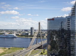 Rīgas panorāma. Foto: Edijs Pālens, LETA