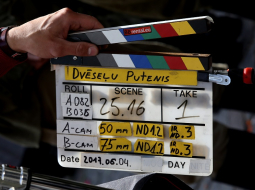 Filmas "Dvēseļu putenis" klapīte. Foto: Evija Trifanova, LETA
