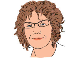 Anhelita Kamenska.
Zīmējums — Ernests Kļaviņš