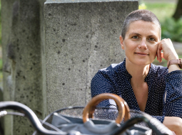 Obligātās literatūras līdzautore Inga Gaile.
Foto — Ieva Salmane