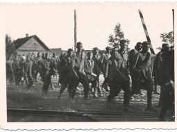 Sagūstītie sarkanarmieši 1941. gadā