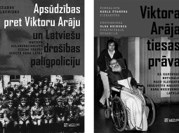 Ričards Pļavnieks. Apsūdzības pret Viktoru Arāju un Latviešu drošības palīgpoliciju: nacistu kolaboracionistu tiesas prāvas aukstā kara laikā. Latvijas Mediji, 2020.

Viktora Arāja tiesas prāva žurnālista Kārļa Štamera pierakstos. Latvijas Mediji, 2020.