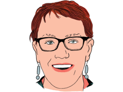 Iveta Ratinīka.
Zīmējums — Ernests Kļaviņš