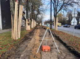 Veloceliņa izbūve Vienības gatvē. Autora foto