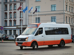 Ekspresbusiņš Rīgā. Publicitātes foto