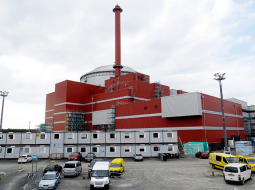 Olkiluoto atomstacijas trešā reaktora celtniecības laikā.
Foto — Scanpix