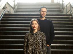 Elīna un Rūdolfs Gediņi.
Foto — Reinis Hofmanis
