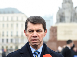 Ukrainas vēstnieks Latvijā Oleksandrs Miščenko. Foto: Zane Bitere, LETA