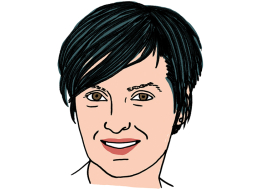 Baiba Bartkeviča. Zīmējums – Ernests Kļaviņš
