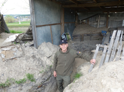 Juris Alberts Ulmanis Ukrainā. Autora foto