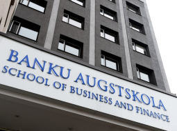 Banku augstskolas ēka. Foto - Ieva Makare, LETA
