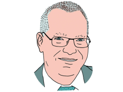 Mortens Hansens. Zīmējums – Ernests Kļaiņš