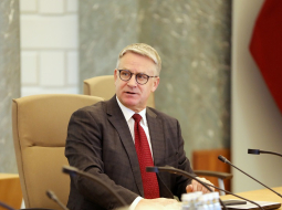 Kultūras ministrs Nauris Puntulis. Foto - Evija Trifanova, LETA